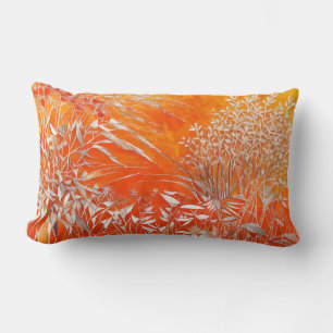 Zen Spirit Orange Lumbar Cushion