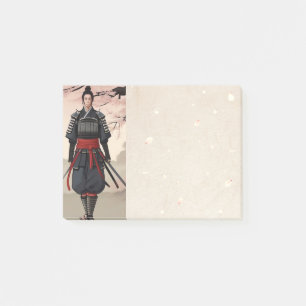 ZEN spirit samurai sakura Post-it Notes