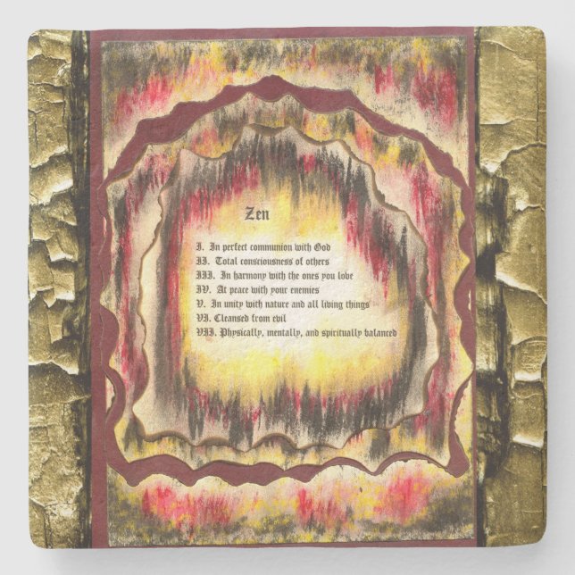 Zen Stone Coaster (Front)