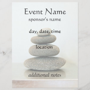 Zen Stones Holistic Healing Arts Flyer