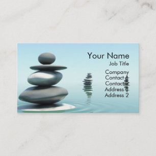 Zen stones Midday Business Card