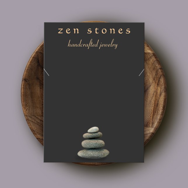 Zen Stones Necklace Bracelet Display Card (Creator Uploaded)