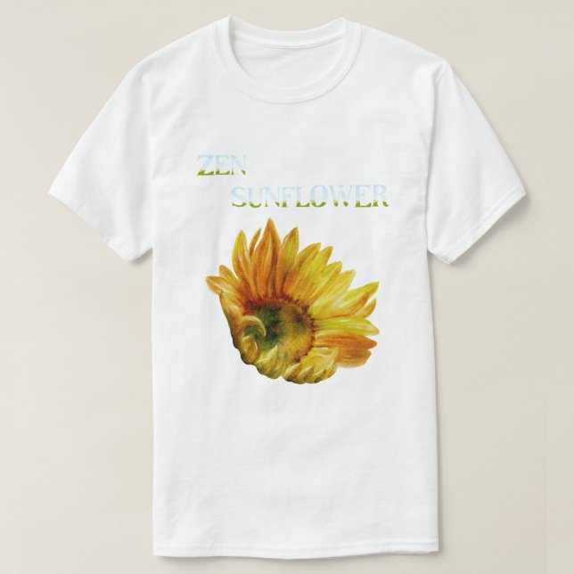 ZEN SUNFLOWER T-Shirt (Design Front)