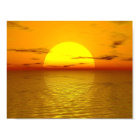 Zen Sunset Orange Yellow Ocean Love Peace Harmony