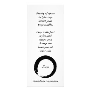 Zen symbol rack card