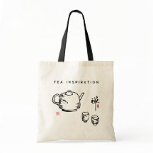 Zen&Tao Painting/Tea Inspiration Tote Bag
