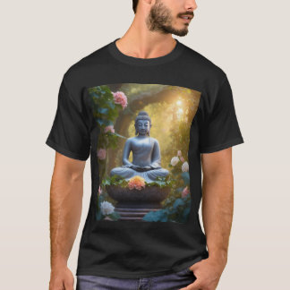 "Zen Threads: Buddha-Inspired Tranquillity Tee" T-Shirt