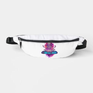Zen to the Bone � Funny Space Yoga Skeleton Bum Bags