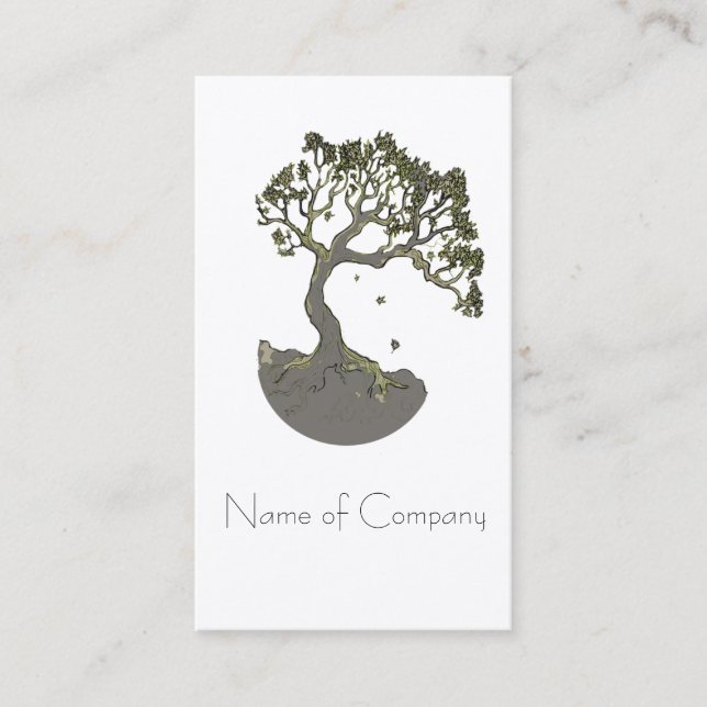Zen Tree, business cards (Front)