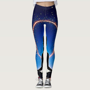 Zen Under Stars: Cosmic Meditation Leggings