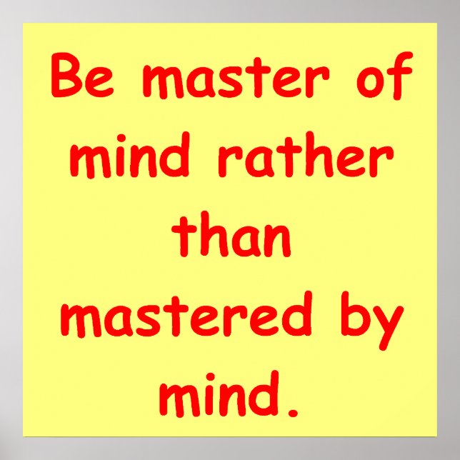 zen understanding poster (Front)