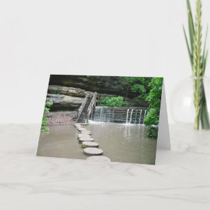 Zen Walk #1 Greeting Card