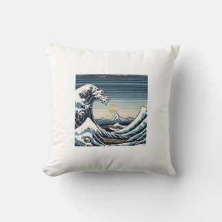 Zen Wave with Mountain Cushion
