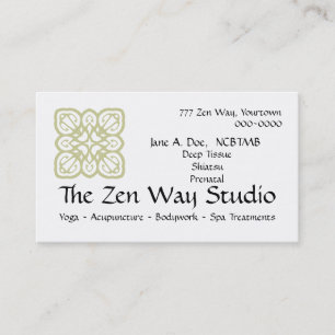 Zen Way Bodywork Card