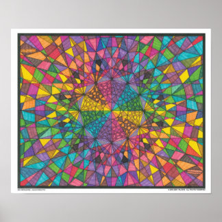 Zen Webverse - Kaleidoscopic Print