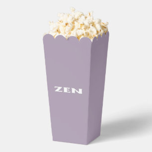 Zen white grey popcorn boxes