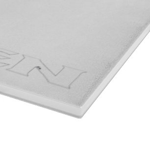 Zen white line glass cutting board