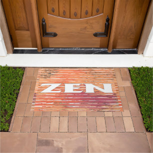 Zen white reeds doormat