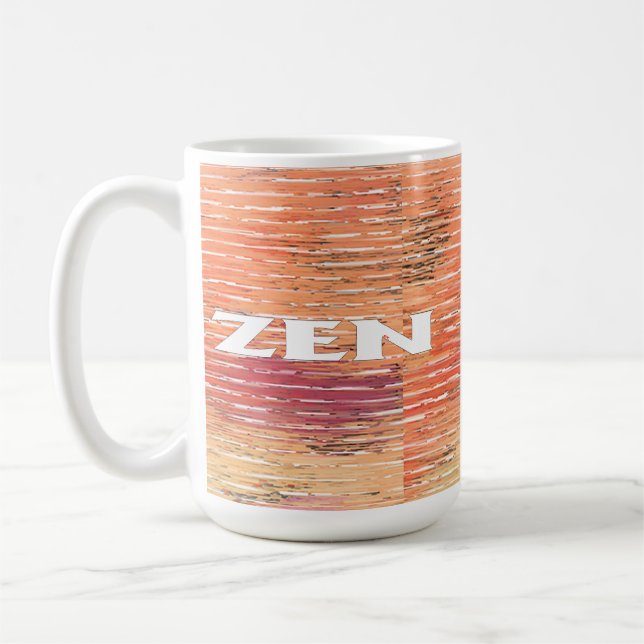 Zen white reeds mug (Left)