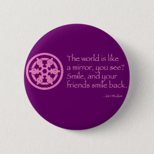 Zen Wisdom 6 Cm Round Badge
