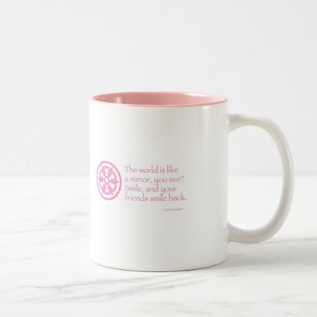 Zen Wisdom Two-Tone Coffee Mug (Right)