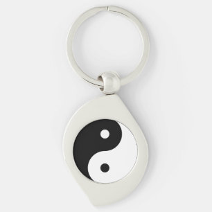 zen yin_yang key ring