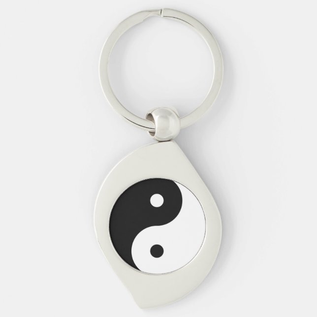 zen yin_yang key ring (Front)