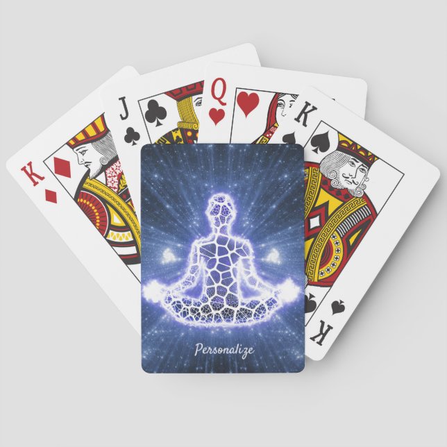 Zen Yoga Meditation Chi Energy Spiritual Playing Cards (Back)