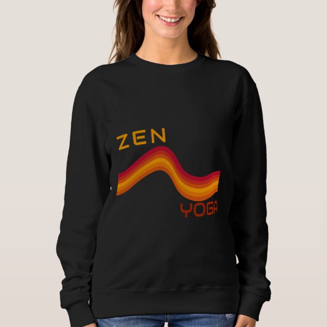 Zen Yoga Mindfulness 11 Sweatshirt (Front)