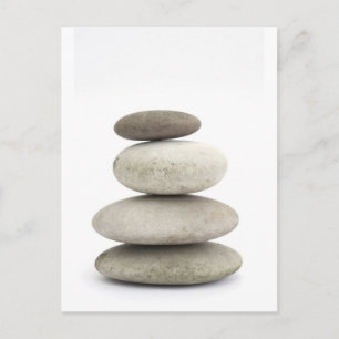Zen yogo stones postcard