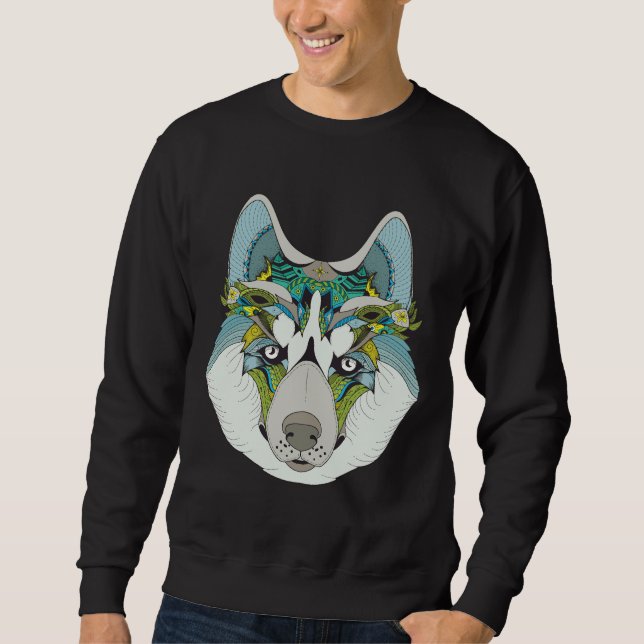 Zenart Patterned Husky Sweatshirt (Front)