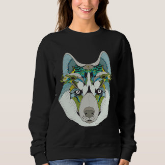 Zenart Patterned Husky Sweatshirt