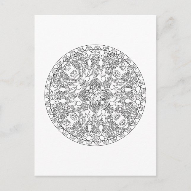 Zendala Design Postcard (Front)