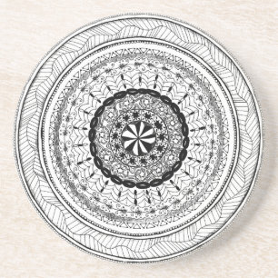 Zendala "Meer" Sandstone Drink Coaster