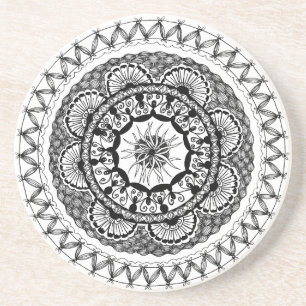 Zendala "Ona" Sandstone Drink Coaster