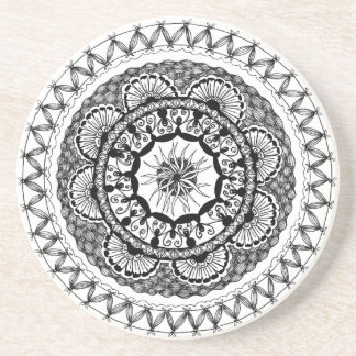 Zendala "Ona" Sandstone Drink Coaster