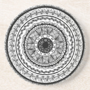 Zendala "Vanity" Sandstone Drink Coaster