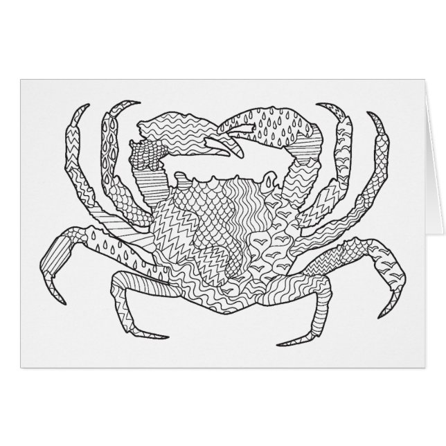 Zendoodle Crab (Front Horizontal)