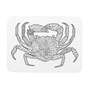 Zendoodle Crab Magnet