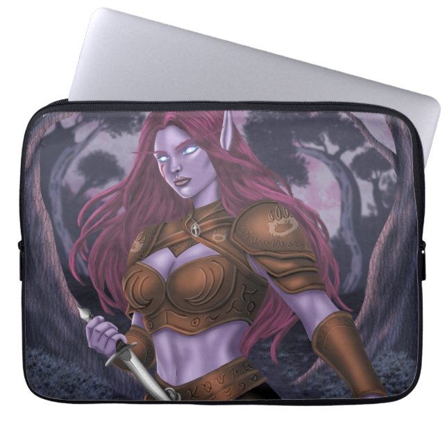 Zendyr in the woods laptop sleeve (Front)