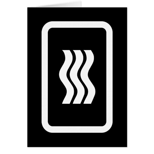Zener Card | 3 Vertical Wavy Lines Card (Front)