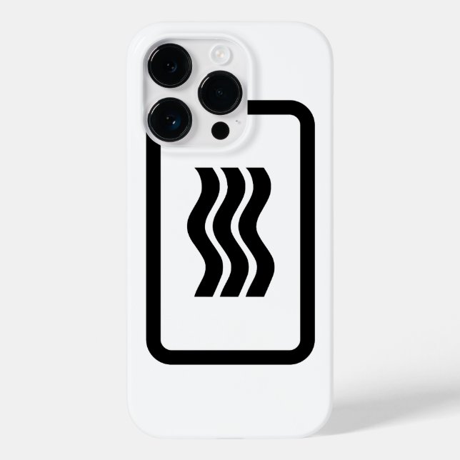 Zener Card | 3 Vertical Wavy Lines Case-Mate iPhone Case (Back)