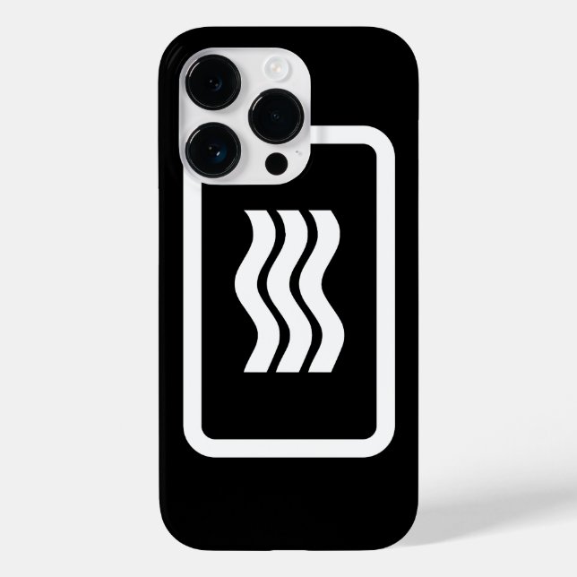 Zener Card | 3 Vertical Wavy Lines Case-Mate iPhone Case (Back)