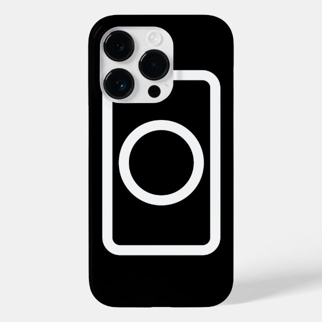 Zener Card | Hollow Circle Case-Mate iPhone Case (Back)