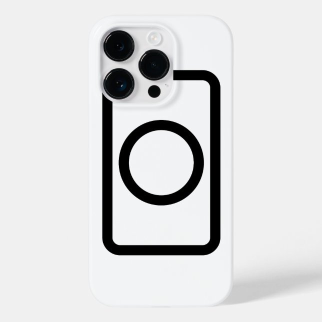 Zener Card | Hollow Circle Case-Mate iPhone Case (Back)