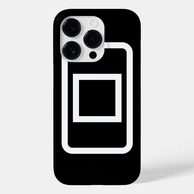Zener Card | Hollow Square Case-Mate iPhone Case (Back)