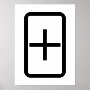 Zener Card   Plus Sign
