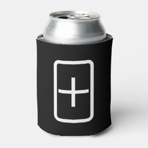 Zener Card   Plus Sign Can Cooler
