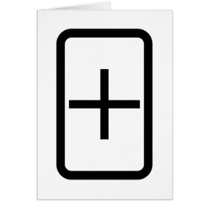 Zener Card   Plus Sign Card