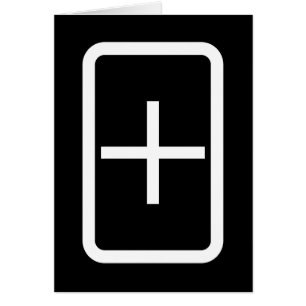 Zener Card   Plus Sign Card
